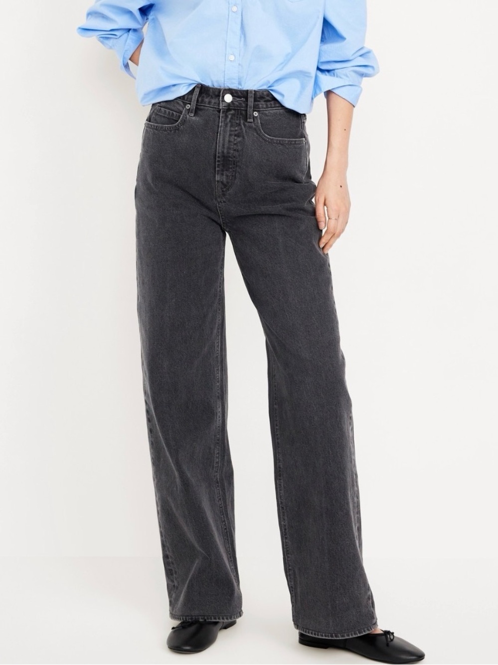 Old Navy Sky-Hi Wide Leg Jeans